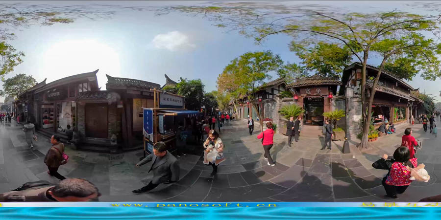 成都(dōu)寬窄巷VR視頻